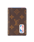 Louis Vuitton X NBA Pocket Organiser, front view